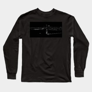 The rise of the supermoon over San Francisco Long Sleeve T-Shirt